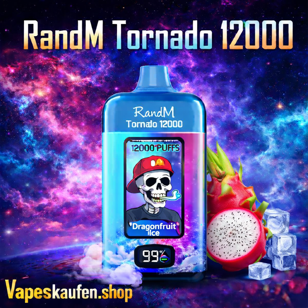 RandM Tornado-Vape 12K DRAGONFRUIT ICE
