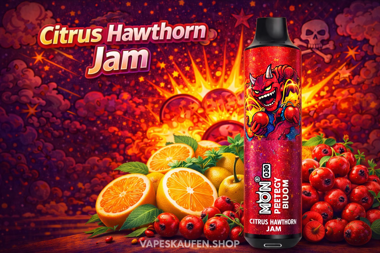 MON-VAPE Q30 CITRUS HAWTHORN JAM