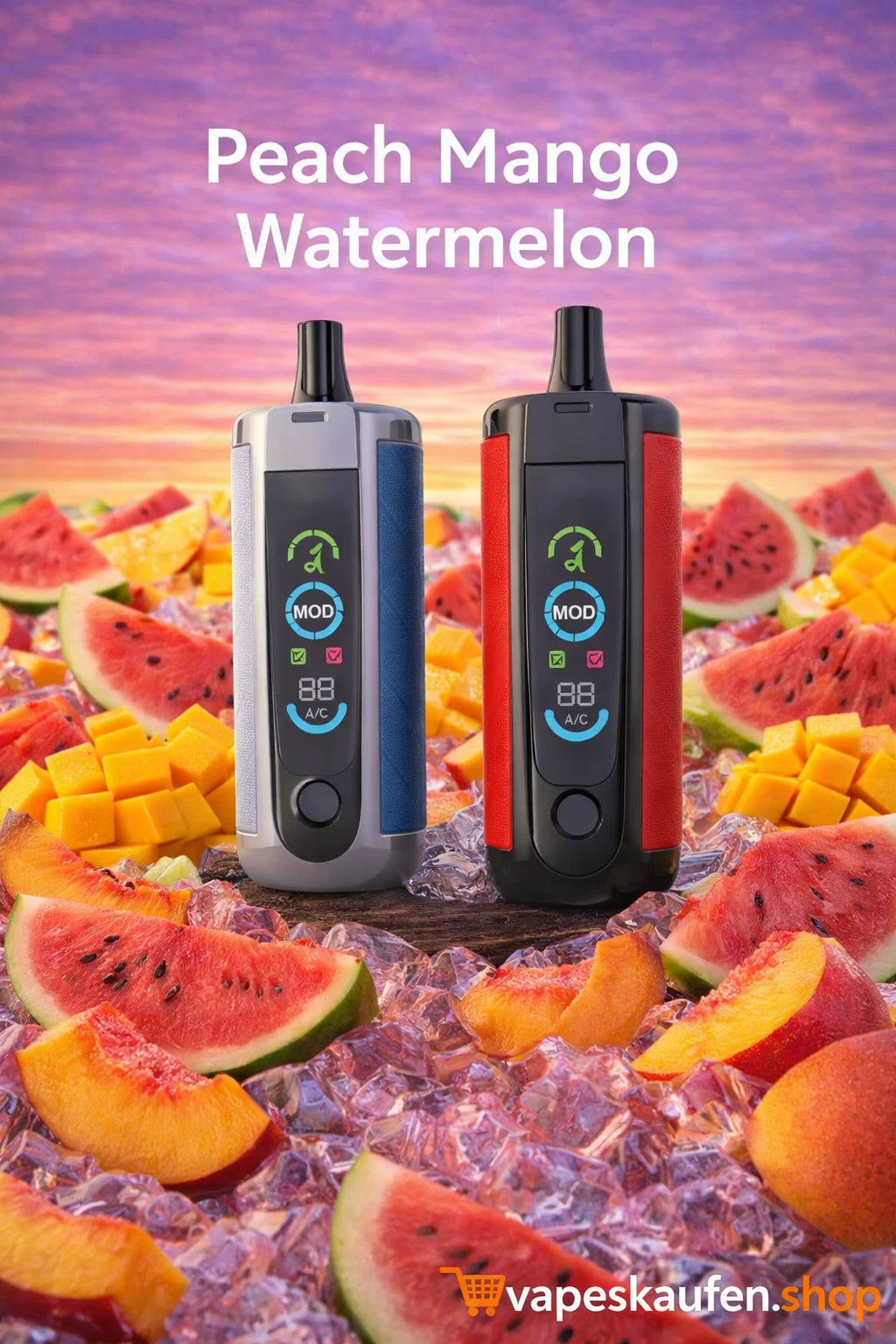 MON-VAPE M40 PEACH MANGO WATERMELON